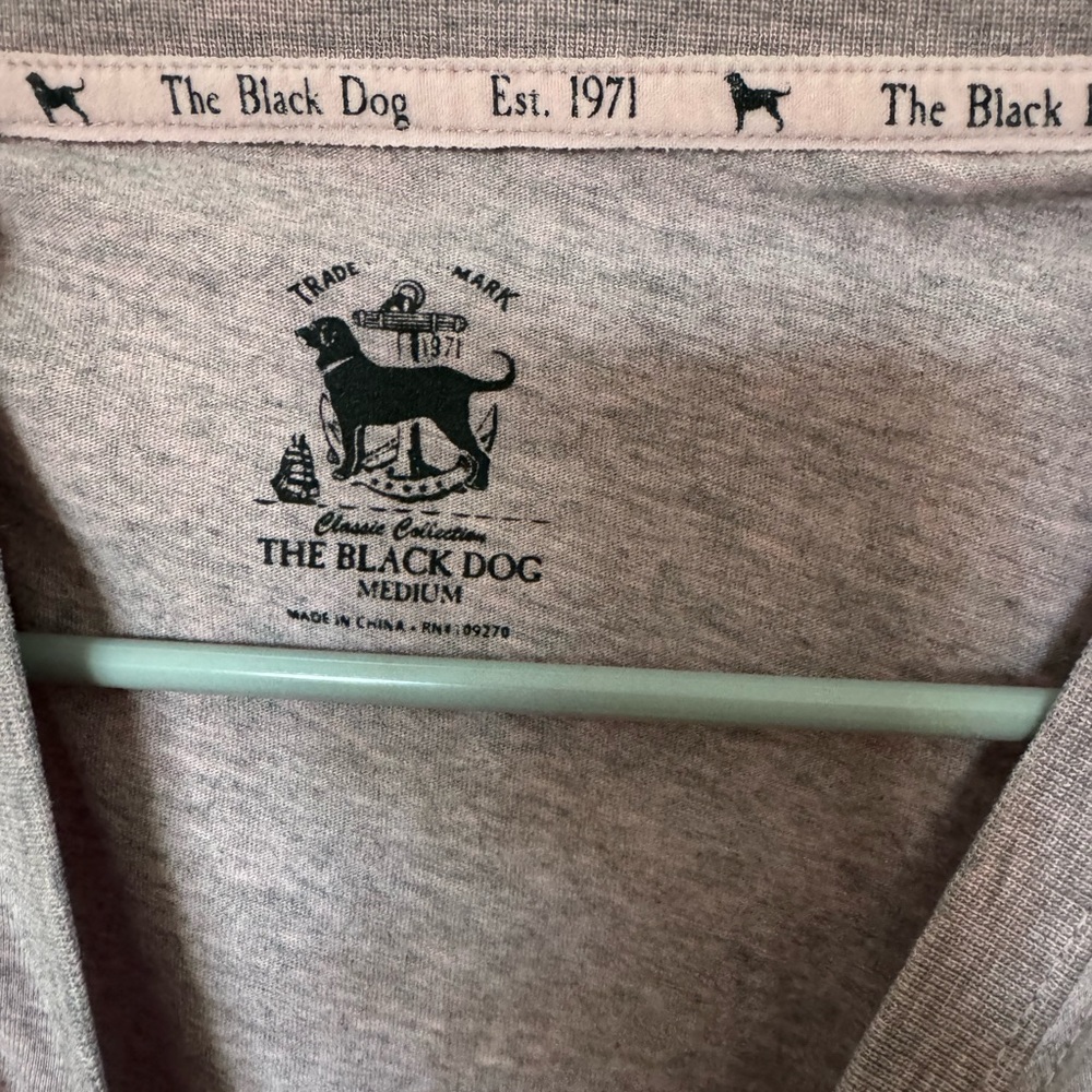 The Black Dog Heathered Purple T-Shirt - Picture 2 of 3